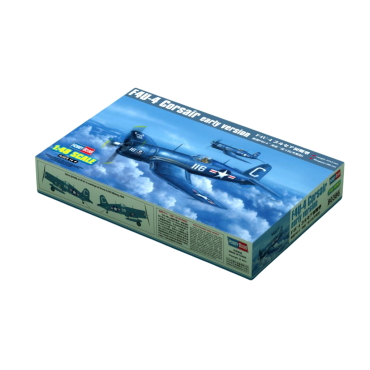 KIT PARA MONTAR HOBBY BOSS AVIÃO F4U-4 CORSAIR EARLY VERSION 1/48 HBS DF-80386